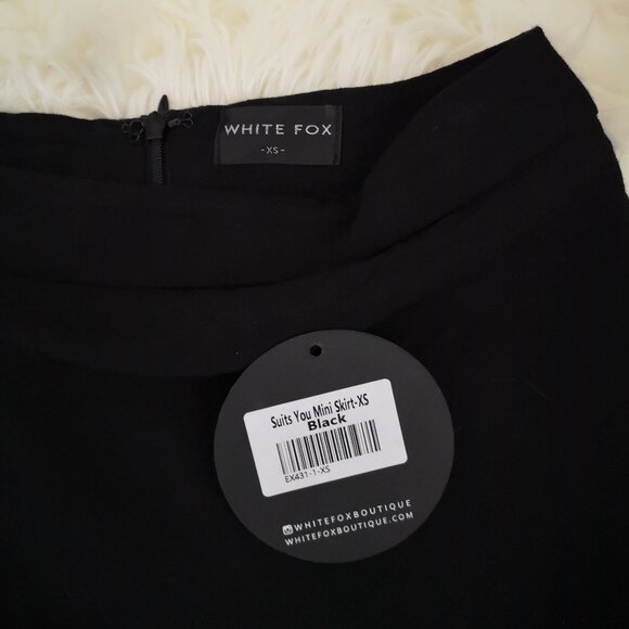 White Fox Suits You Mini Skirt in Black - XS - Picture 8 of 9